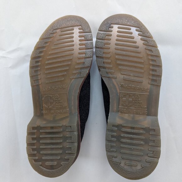 Dr. Martens Farrah 1461 Oxford Black with Gold Glitter | UK 5 / US 7 - Picture 5 of 9